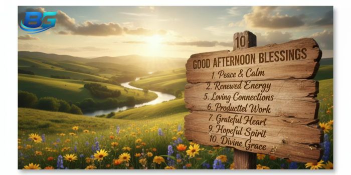 10 good afternoon blessing