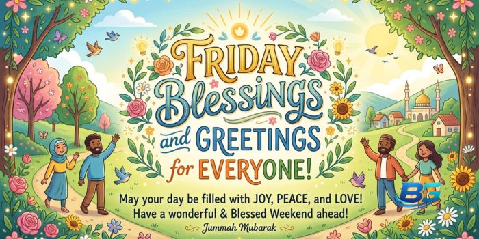 Friday Blessings and Greetings for Everyone