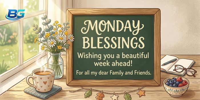 Monday Blessings and Wishes for Family and Friends
