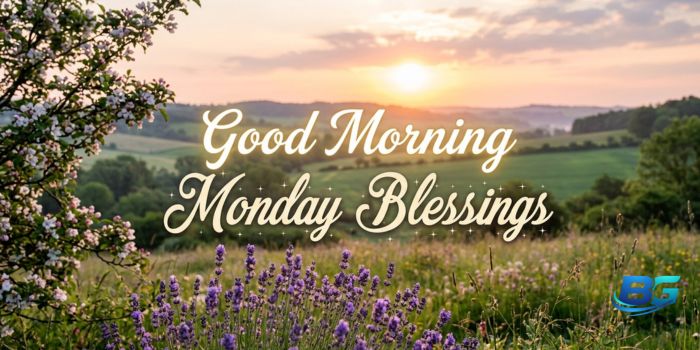 Good Morning Monday Blessings