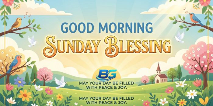 Good Morning Sunday Blessings