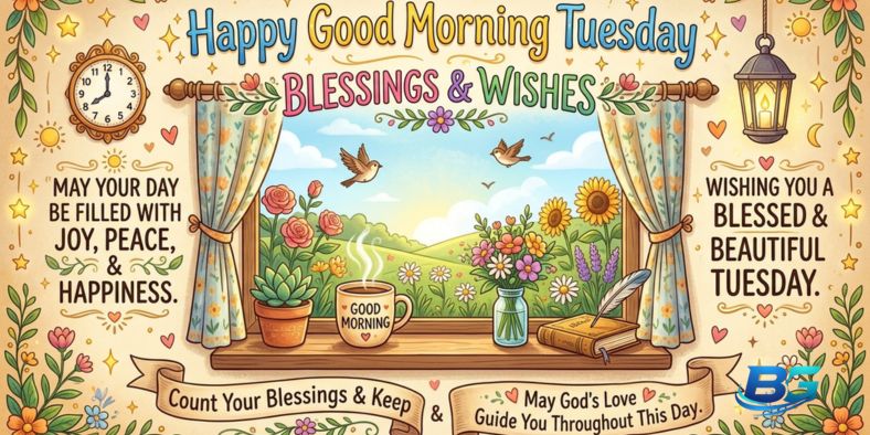 Happy Good Morning Tuesday Blessings & Wishes