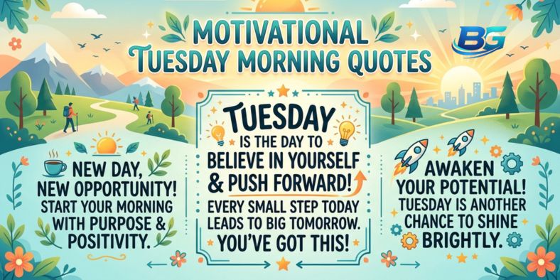 Motivational Tuesday Morning Quotes