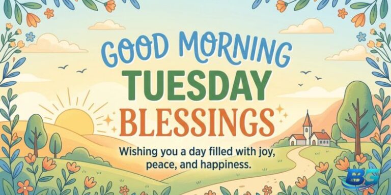 Good Morning Tuesday Blessings