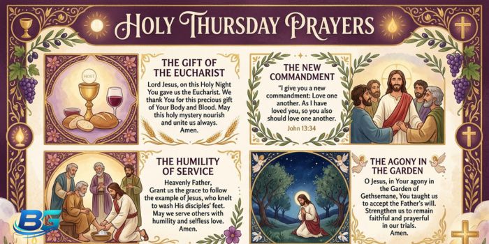 Holy Thursday Prayers