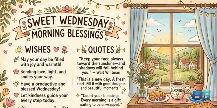 Sweet Wednesday Morning Blessings