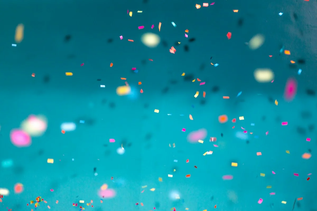 Pastel celebration with festive gifts and decorations representing birthday blessings for a daughter